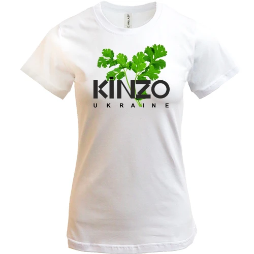 Женская футболка, Белый, KINZO