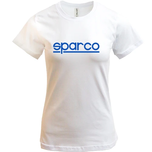 Женская футболка, Белый, Sparco