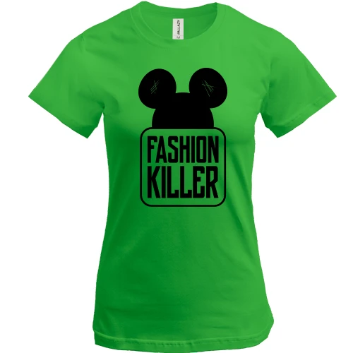Женская футболка, Зеленый, Fashion Killer