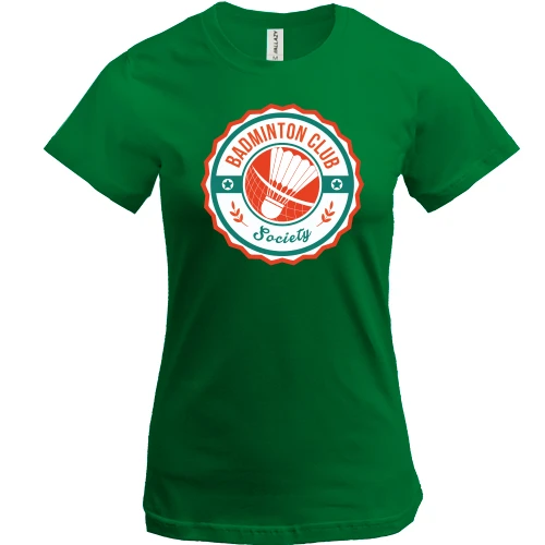 Жіноча футболка Badminton Club Society