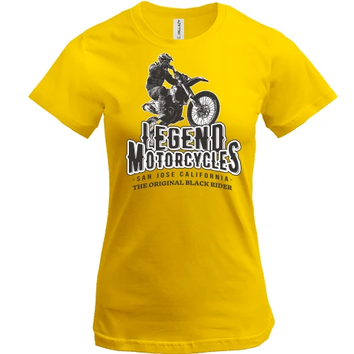 Жіноча футболка legend motorcycles
