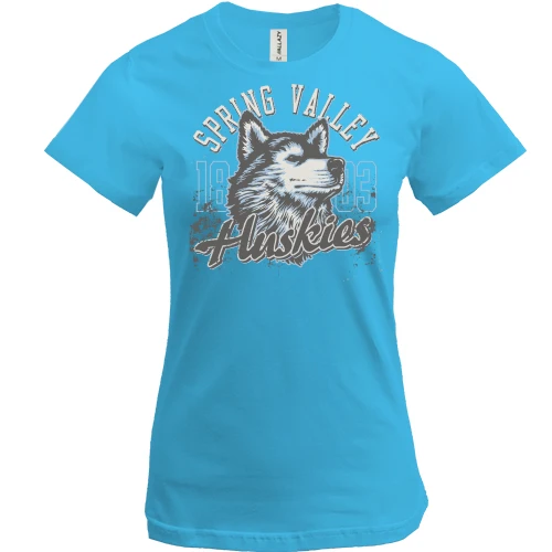 Женская футболка spring valley huskies
