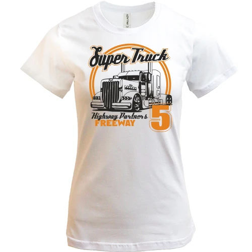 Жіноча футболка super truck
