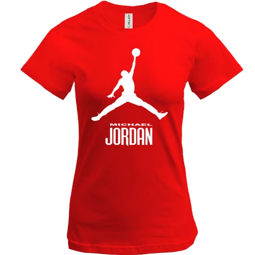 Жіноча футболка, червоний, Michael Jordan