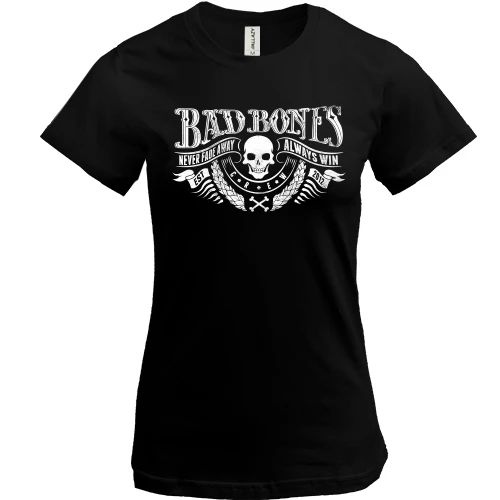 Жіноча футболка bad bones skull