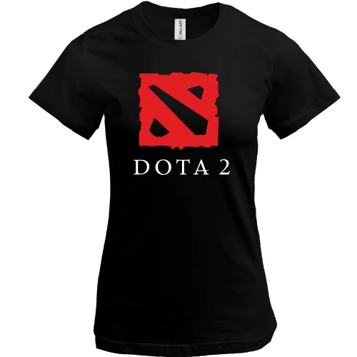 Женская футболка, Белый, DOTA 2