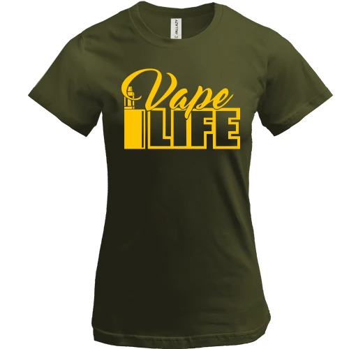 Жіноча футболка Vape life 2