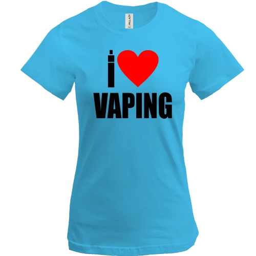 Жіноча футболка I love Vaping