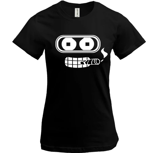 Женская футболка, Черный, Bender