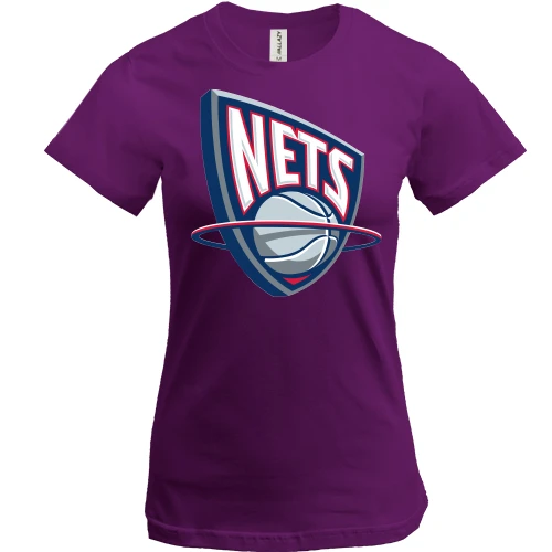 Жіноча футболка, Фіолетовий, nets