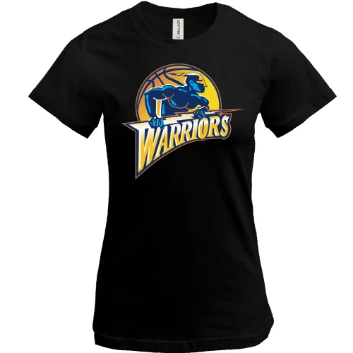 Женская футболка warriors