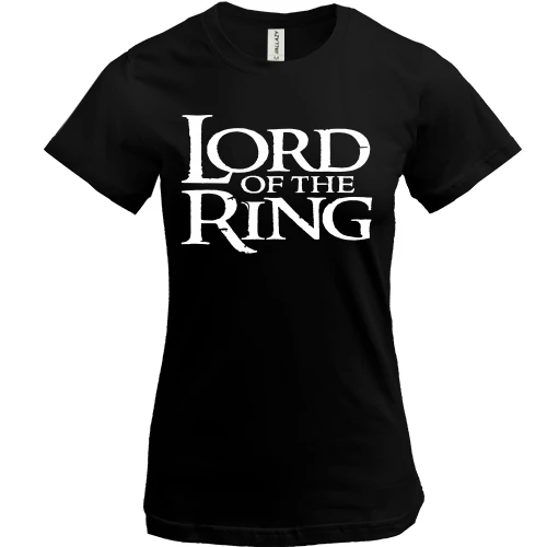 Женская футболка, Черный, Lord of the Rings
