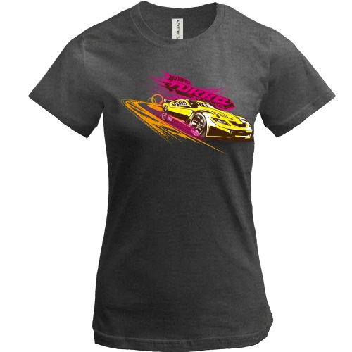 Жіноча футболка turbo car