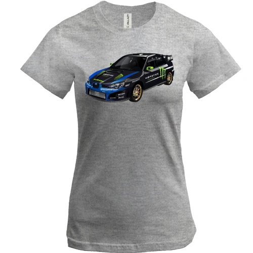 Жіноча футболка subaru car