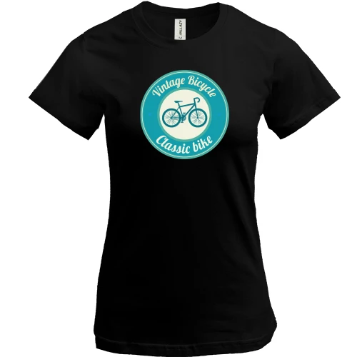 Женская футболка vintage bicycle