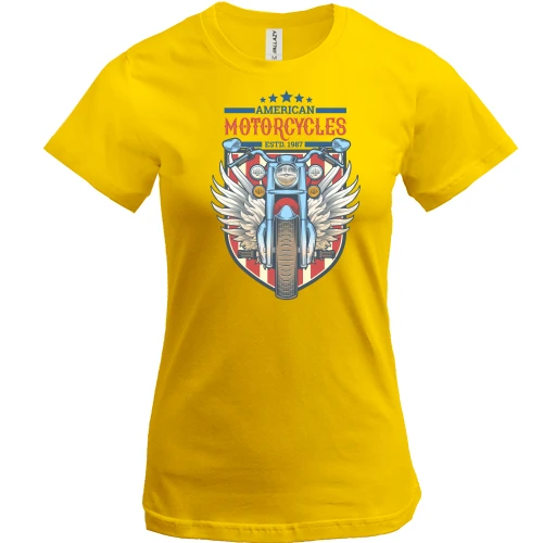 Жіноча футболка american motorcycles