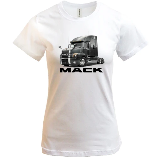 Женская футболка, Белый, Mack Anthem