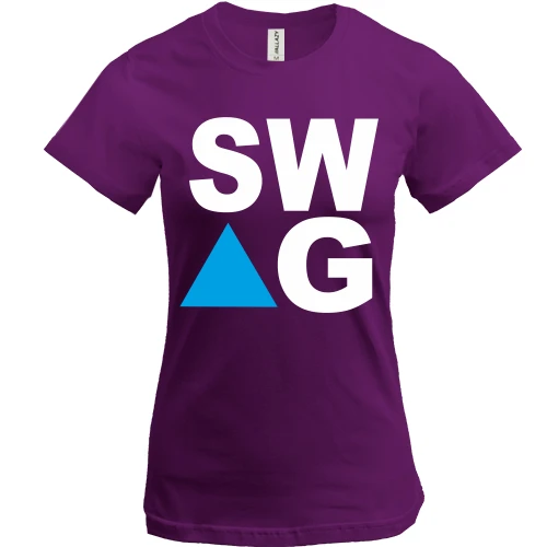 Женская футболка, Черный, SW-AG Triangle