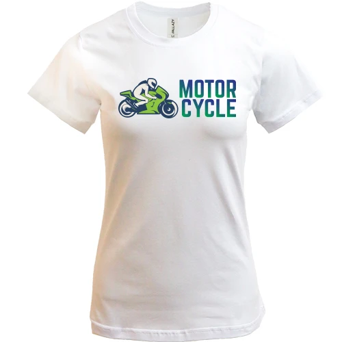 Жіноча футболка motor cycle