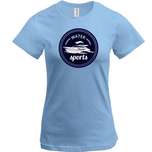 Женская футболка water sports