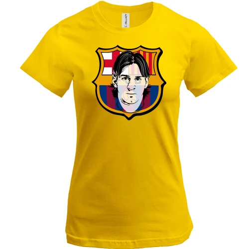 Жіноча футболка, Жовтий, з Messi
