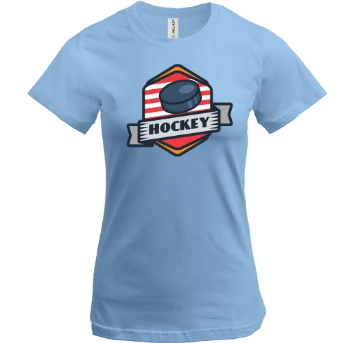 Женская футболка Hockey