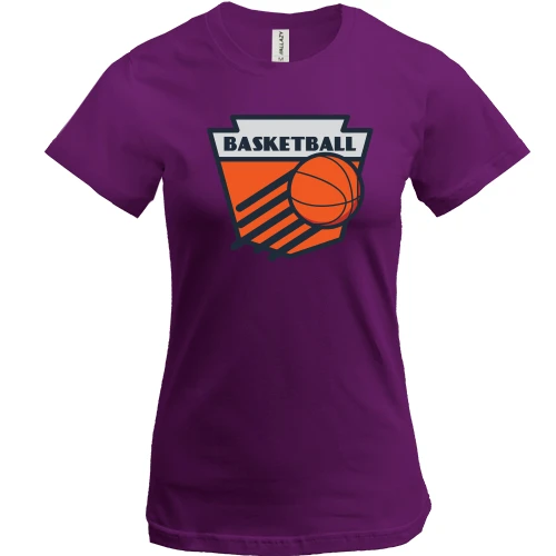 Женская футболка с логотипом Basketball