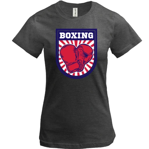Женская футболка boxing