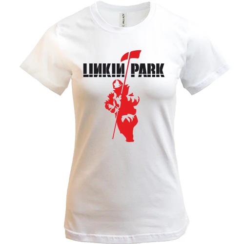Жіноча футболка, Білий, Linkin Park (3)