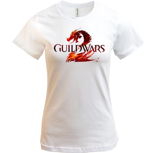 Женская футболка, Белый, Guild Wars 2