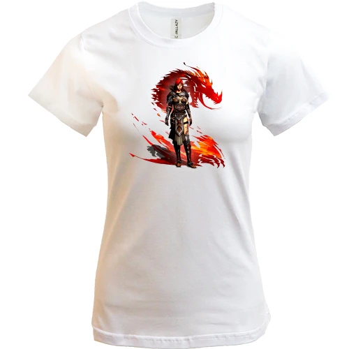 Женская футболка, Белый, Eir Guild wars