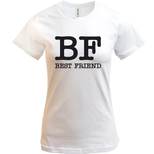 Жіноча футболка, Білий, Best Friend