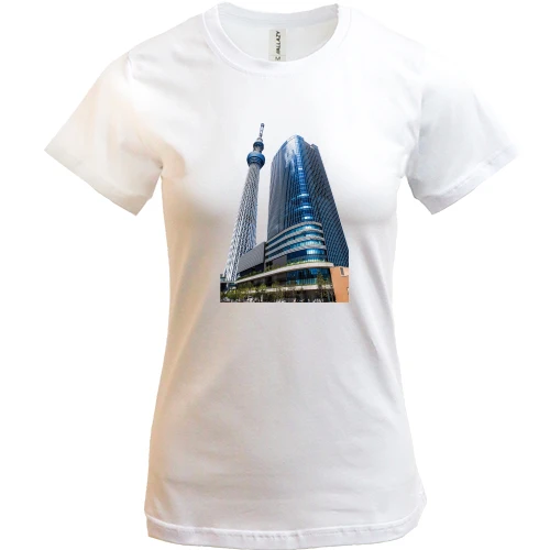 Женская футболка c Tokyo Skytree Sky Tower