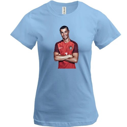 Женская футболка c Cristiano Ronaldo
