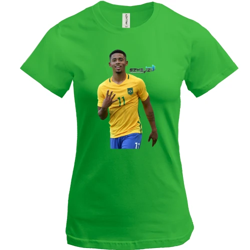 Женская футболка c Gabriel Jesus 2