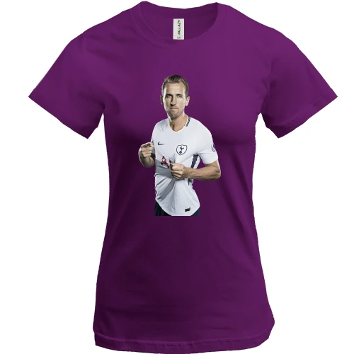 Женская футболка, Фиолетовый, c Harry Kane 2