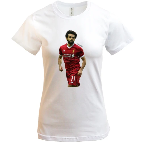 Женская футболка c Mohamed Salah