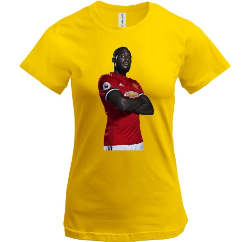 Женская футболка с Romelu Lukaku