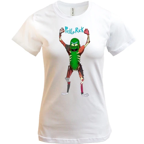 Жіноча футболка Pickle Rick (3)
