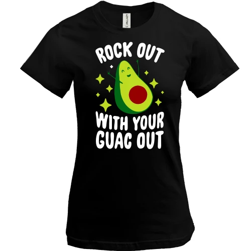 Жіноча футболка, Чорний, Rick out