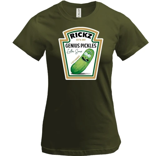 Жіноча футболка Rickz Genius Pickles