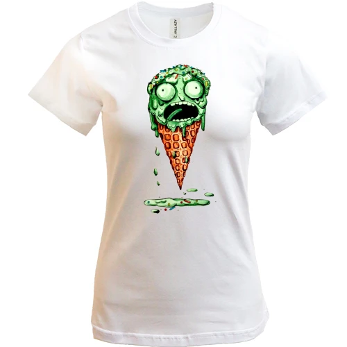 Женская футболка Ice cream Morty