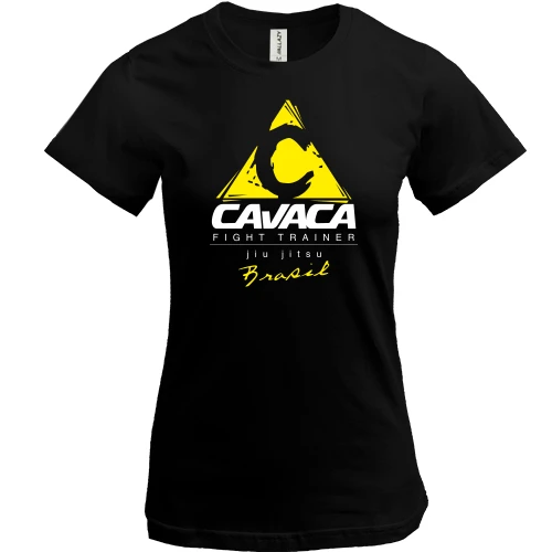 Женская футболка, Черный, Jiu Jitsu CAVACA