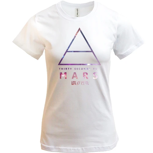Жіноча футболка 30 seconds to mars color