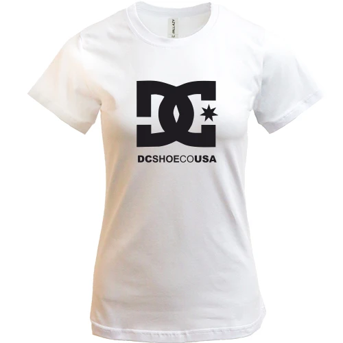 Женская футболка, Белый, DC SHOE CO USA