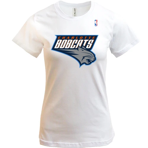 Жіноча футболка, Білий, Charlotte Bobcats