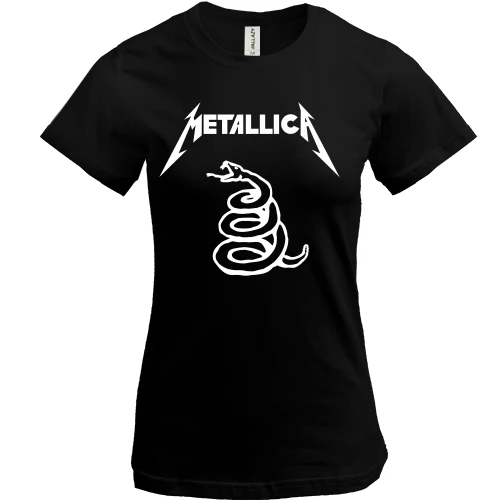 Женская футболка Metallica - The Black Album