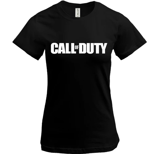 Женская футболка, Черный, Call of Duty