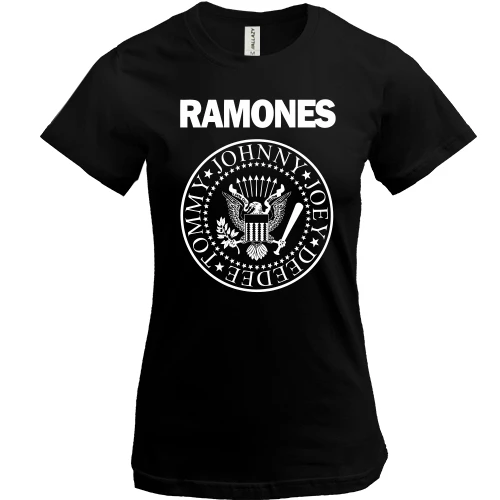 Жіноча футболка, Чорний, Ramones