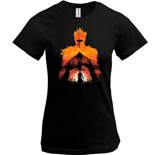 Женская футболка, Черный, Time To Praise The Sun